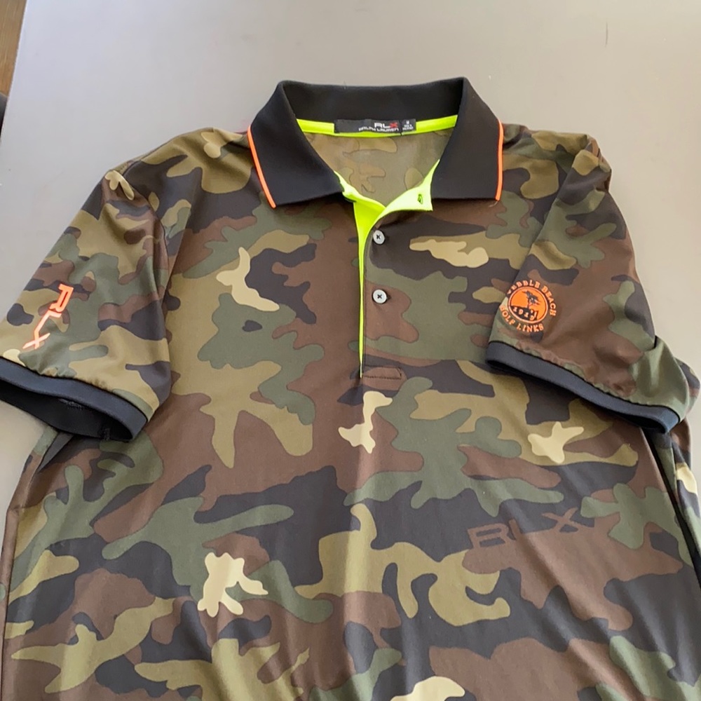 Size M polo purchased from the pro shop at pebble beach!